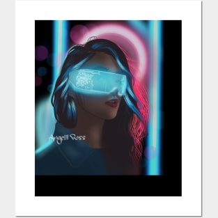 Cyber Girl Posters and Art